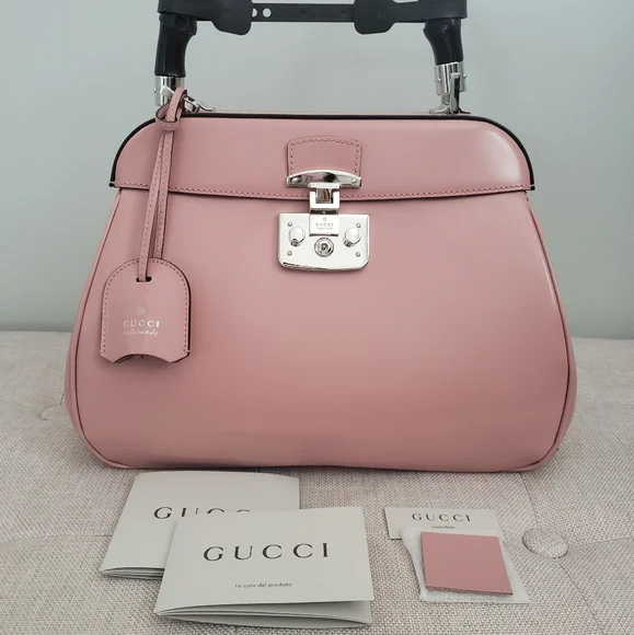 Gucci Lady Lock Bamboo Top Handle bag - Picture 2 of 16